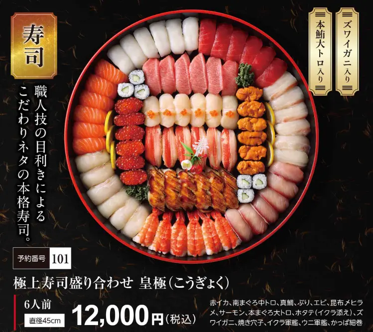 トライアル 年末年始 寿司