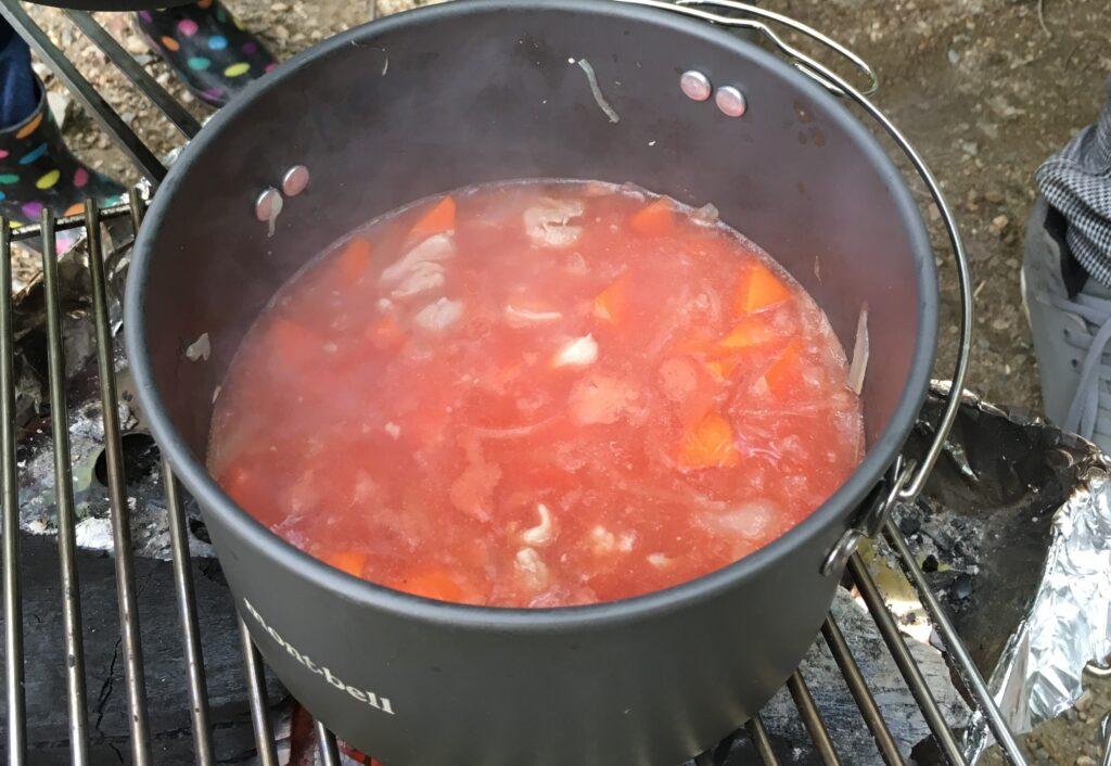 キャンプ料理